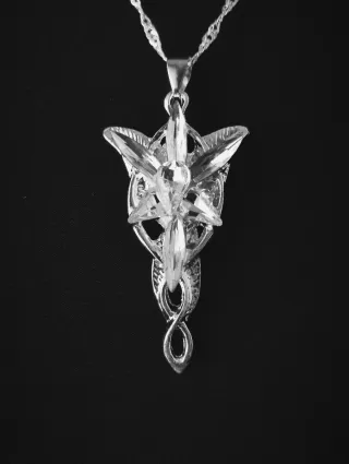 Colgante Arwen Evenstar Cristales Plata