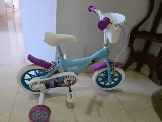 Bicicleta infantil Frozen azul