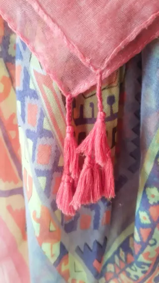 Pañuelo palestino estampado multicolor