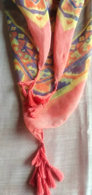 Pañuelo palestino estampado multicolor