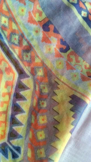 Pañuelo palestino estampado multicolor