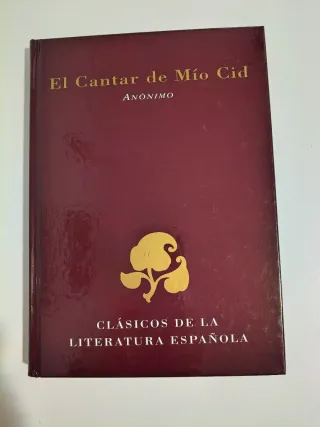 Libro literatura clásica -El cantar de Mío Cid