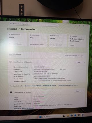 Ordenador Lenovo Gaming Ryzen 5