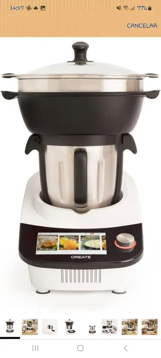 Procesador de alimentos Create tipo thermomix