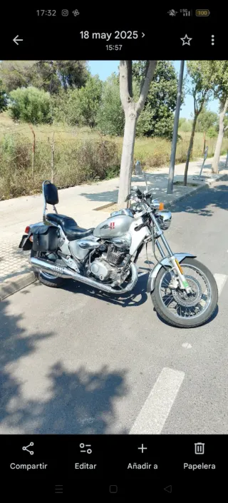 Kymco Zing II Custom 125 Plata