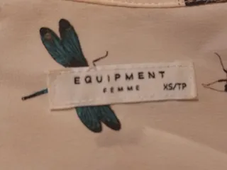 Blusa Equipment Estampado Insectos