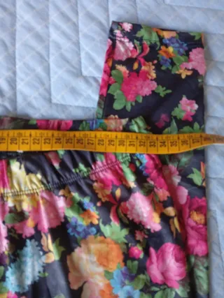 Leggings floreali tg S