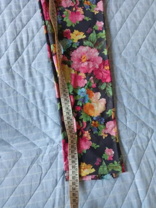 Leggings floreali tg S