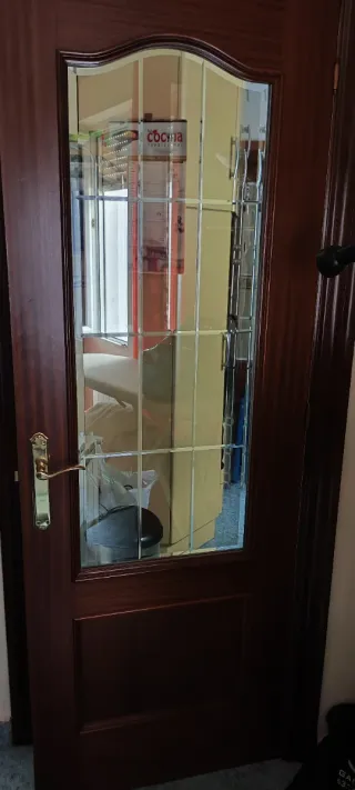 5 Puertas de Interior Madera (2 con Cristal)