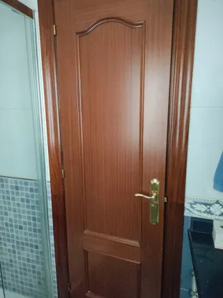 5 Puertas de Interior Madera (2 con Cristal)