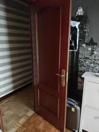 5 Puertas de Interior Madera (2 con Cristal)