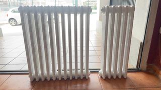 Lote de Radiadores de Hierro Fundido y uno de alum