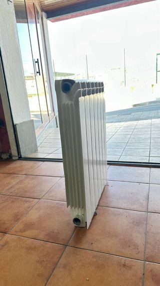 Lote de Radiadores de Hierro Fundido y uno de alum