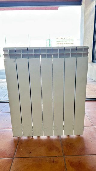 Lote de Radiadores de Hierro Fundido y uno de alum