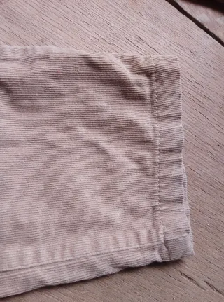 Pantalones pana tiro bajo años 2000