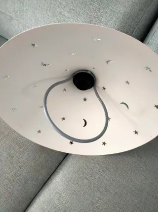 Lámpara infantil estrellas y luna