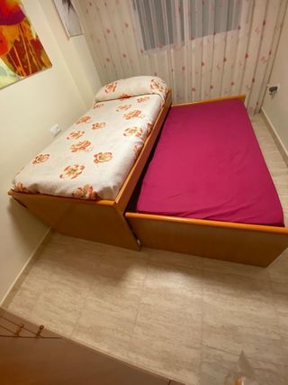 Cama nido de madera