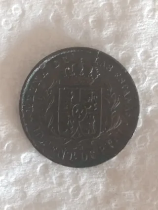 Moneda Isabel II 1856 10 céntimos real