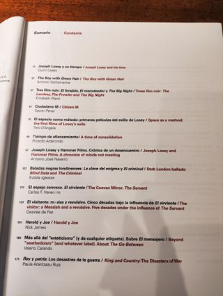 JOSEPH LOSEY. FILMOTECA ESPAÑOLA