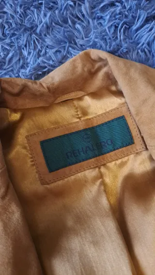 Chaqueta Color Mostaza 100% piel caprina