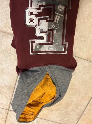 Felpa bimbo Ellesse bicolore