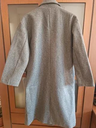 Abrigo largo gris