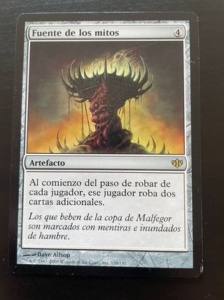 Cartas Magic: Fuente de los mitos y Barón de la mu