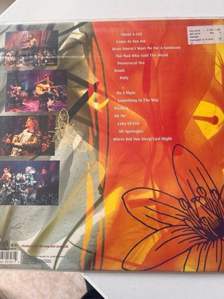 Nirvana MTV Unplugged in New York Vinilo blanco
