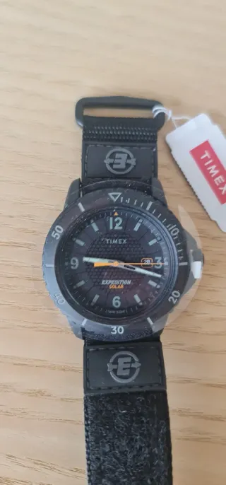 Reloj Timex Expedition Gallatin Solar Negro Nuevo