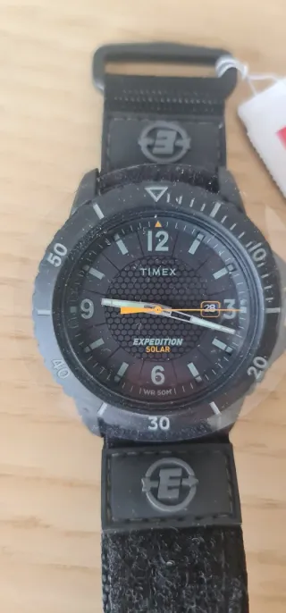 Reloj Timex Expedition Gallatin Solar Negro Nuevo