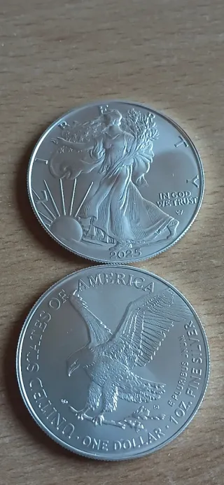 Onza Plata American Eagle Águila Americana 2025