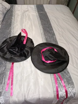 Disfraz brujita con sombrero más 1 falda tul