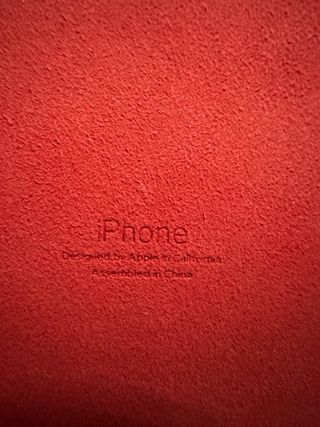 Funda iPhone Roja Apple