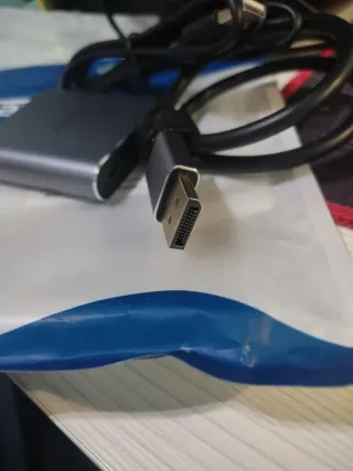 Adaptador Divisor DisplayPort a Doble DP