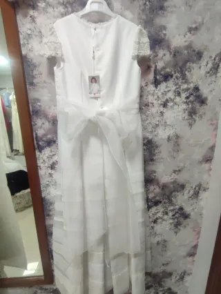 Vestido de comunión blanco niña