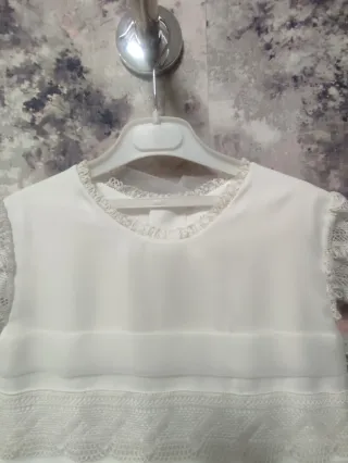 Vestido de comunión blanco niña