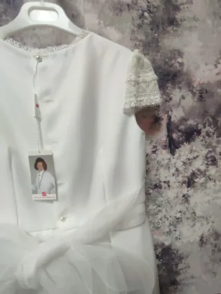 Vestido de comunión blanco niña