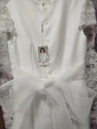 Vestido de comunión blanco niña