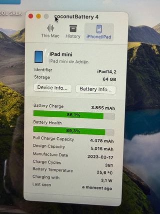 iPad mini 6 64gb (Wifi + 5G) Grigio Siderale