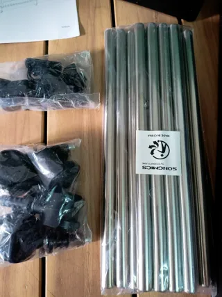 Carro Almacenamiento SONGMICS 4 Niveles, Negro