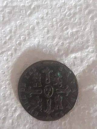 2 Monedas 8 Maravedis Isabel II 1841-1848