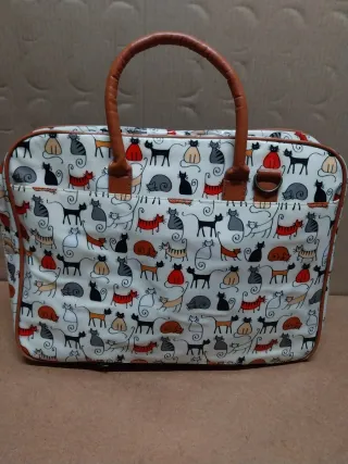 Bolso para portátil estampado gatos