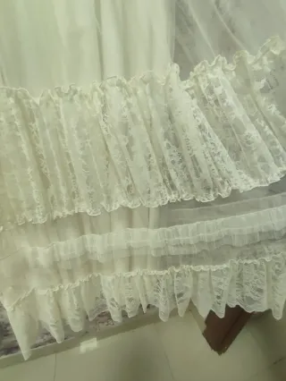 Vestido de comunión niña encaje