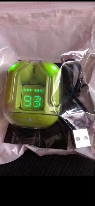 Auriculares inalámbricos verdes Nuevos