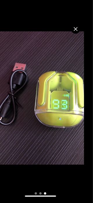 Auriculares inalámbricos verdes Nuevos