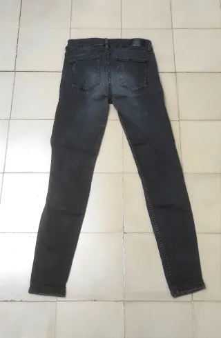 Jeans rotos negros Inside Denim de mujer Talla 38