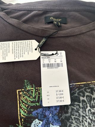 Camiseta October Mujer nueva