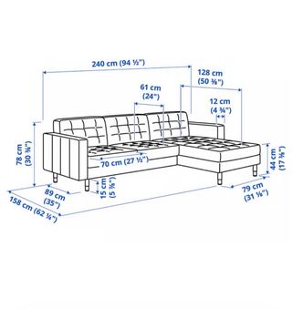 Sofá 3 plazas con chaiselongue