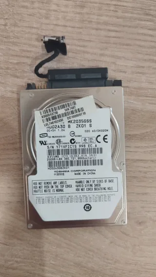 Disco Duro Toshiba 2.5 200GB Portátil