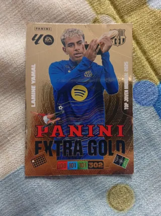 Lamine Yamal Panini Extra Gold 2025